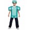 Minecraft Haarniska Lapselle - Sininen - 7 - 8 vuotta (124 - 136 cm)