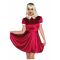 Punainen Babydoll-mekko Naiselle - Punainen - L (44-46)