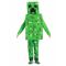 Klassinen Creeper Minecraft -naamiaisasu Lapsille - Vihreä - 7 - 8 vuotta (124 - 136 cm)