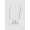 Miroir De Voyage Pliable - Jaune Or - One Size, Jaune Or