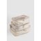 Lot De 3 Cubes De Rangement Pour Valise - Nude - One Size, Nude