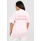 Grande Taille - T-Shirt À Slogan Brooklyn - Rose Clair - 50, Rose Clair