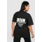 Grande Taille - T-Shirt À Imprimé Dsgn Studio Et Imprimé Léopard - Noir - 46, Noir