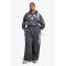 Grande Taille - Jogging Droit Délavé À Écusson Nyc - Gris Anthracite - 50, Gris Anthracite
