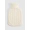 Bouillotte En Maille Torsadée - Blanc Cassé - One Size, Blanc Cassé