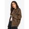 Bomber Oversize Habillé - Marron Moka - 44, Marron Moka