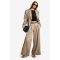 Pantalon Large Habillé - Beige Moka Clair - 40, Beige Moka Clair