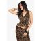Crop Top À Dos Nu À Imprimé Léopard - Leopard - 34, Leopard