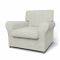 IKEA - Ängby Armchair Cover (Small model), Silver Grey, Cotton - Bemz