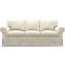 IKEA - Ektorp 3 Seater Sofa Bed Cover, Sand Beige, Cotton - Bemz
