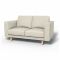 IKEA - Norsborg 2 Seater Sofa Cover, Unbleached, Linen - Bemz