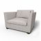 IKEA - Stockholm Armchair Cover, Silver Grey, Cotton - Bemz