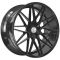 1AV ZX4 Alloy Wheels In Black Gloss Set of 4 - 22x10.5 Inch ET38 5x110 PCD 74.1mm Centre Bore Black Gloss, Black
