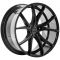 1AV ZX5 Alloy Wheels In Black Gloss Set of 4 - 20x10 Inch ET42 5x118 PCD 72.6mm Centre Bore Black Gloss, Black