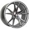 2Forge ZF2 Alloy Wheels in Silver Polished Face Set of 4 - 20x10 Inch ET45 5x127 PCD 76mm Centre Bore Silver Polished Face, Silver