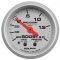 Auto Meter Boost Pressure 52mm Mechanical Pro Comp Ultralite Gauge - 1 To 2 Bar, Silver