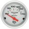 Auto Meter Oil Temperature Pro Comp Ultra-Lite air Core Movement Gauge - Silver, Silver