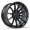 Alpha Offroad Machette Alloy Wheels In Satin Black Set Of 4 - 20x9 Inch ET10 6X139 PCD 61mm Centre Bore Satin Black, Black