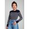 Pull marin rayé Briac - laine mérinos