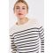 Pull marin rayé Briac - laine mérinos