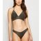 Women's Gold Glitter V Front Bikini Bottoms New Look