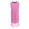 Bright Pink Sleeveless Fringe Dress KIDS ONLY New Look