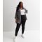 Women's Plus Size Black Mid Rise Lift & Shape Emilee Jeggings Curves New Look