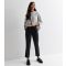 Women's Black Short Length High Waist Trousers New Look
