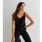 Women's Black Sequin Strappy Cami Gini London New Look