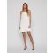 VILA Off White Tiered Strappy Mini Dress New Look