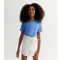 Blue Heart Sequin Love Logo T-Shirt KIDS ONLY New Look