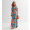 Women's Pink Floral Twist Front Maxi Dress VILA New Look