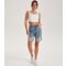 Women's Blue Denim Ripped Shorts Urban Bliss New Look