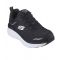 Women's Black Knit Lace Up Trainers Skechers New Look
