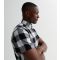 Men's White Gingham Short Sleeve Shirt Jack & Jones New Look