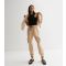 Women's Stone Cuffed Parachute Cargo Trousers Urban Bliss New Look