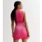 Pink Vanilla Bright Pink High Neck Bodycon Mini Dress New Look