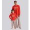 Loungeable Kids Red Trouser Pyjama Set with Mini Elf Logo New Look