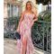 Women's Multicoloured Leopard Print Split Hem Midaxi Dress AX Paris New Look