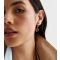 Gold Glitter Heart Drop Earrings New Look