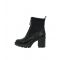 Women's Black Zip Front Block Heel Boots ONLY New Look