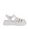 Women's White Chunky Jelly Sandals JuJu New Look