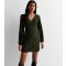Women's Khaki Zebra Print Wrap Front Mini Dress JDY New Look
