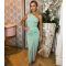 Women's Ruched One Shoulder Midi Dress AX Paris New Look