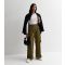 Women's Olive Wide Leg Cargo Trousers ONLY New Look