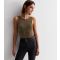 Women's Gold Glitter Sleeveless Bodysuit ONLY New Look