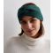 PIECES Dark Green Knit Headband New Look