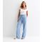 Women's Blue Drawstring Wide Leg Trousers JDY New Look