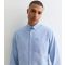 Men's Pale Blue Regular Cotton Oxford Shirt Jack & Jones New Look