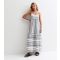 Women's White Strappy Tiered Maxi Dress JDY New Look